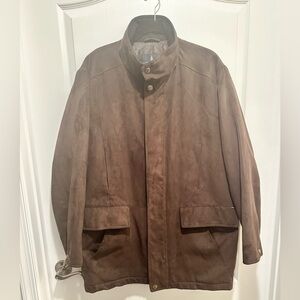 Men’s London Fog Full Zipped, Buttoned Front and Draw string 3/4 Length Jacket